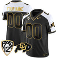 Colorado Buffaloes Vapor Limited Gold Custom Jersey ? All Stitched