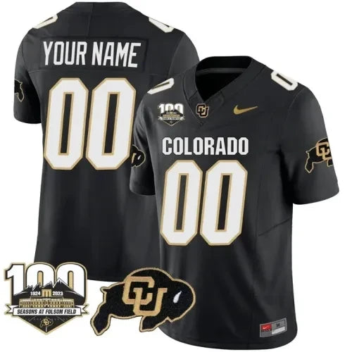 Colorado Buffaloes Vapor Custom Jersey – 100th Seasons At Folsom Field