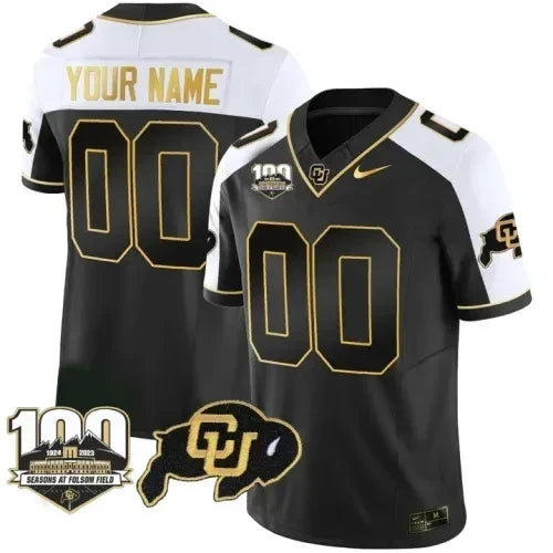 Colorado Buffaloes Vapor Custom Jersey ? 100th Seasons At Folsom Field