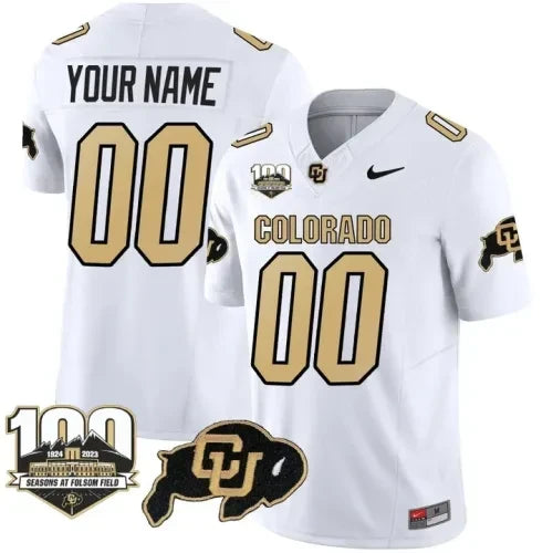 Colorado Buffaloes Vapor Custom Jersey – 100th Seasons At Folsom Field