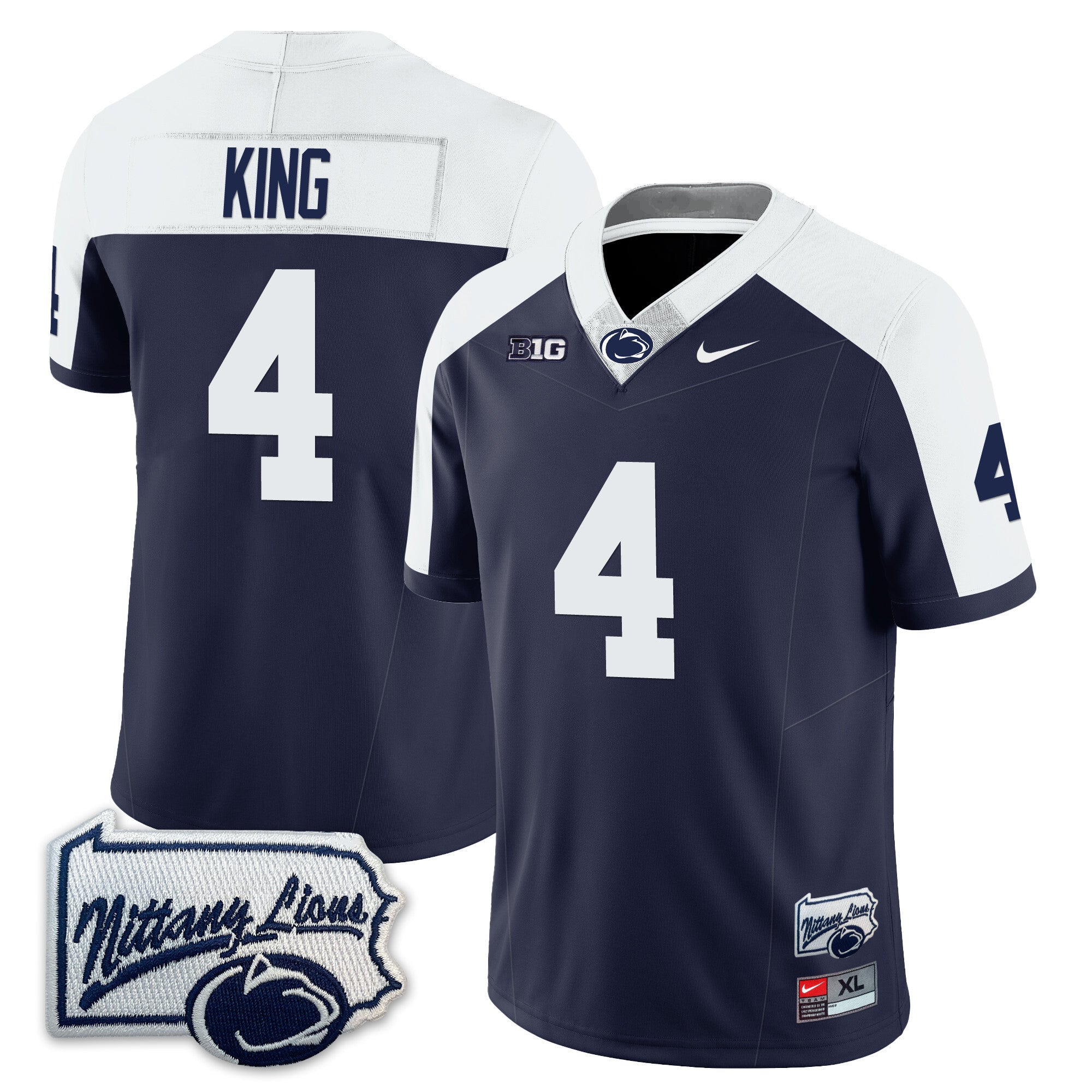 Men’s Penn State Nittany Lions Football Jersey - Pennsylvania Map