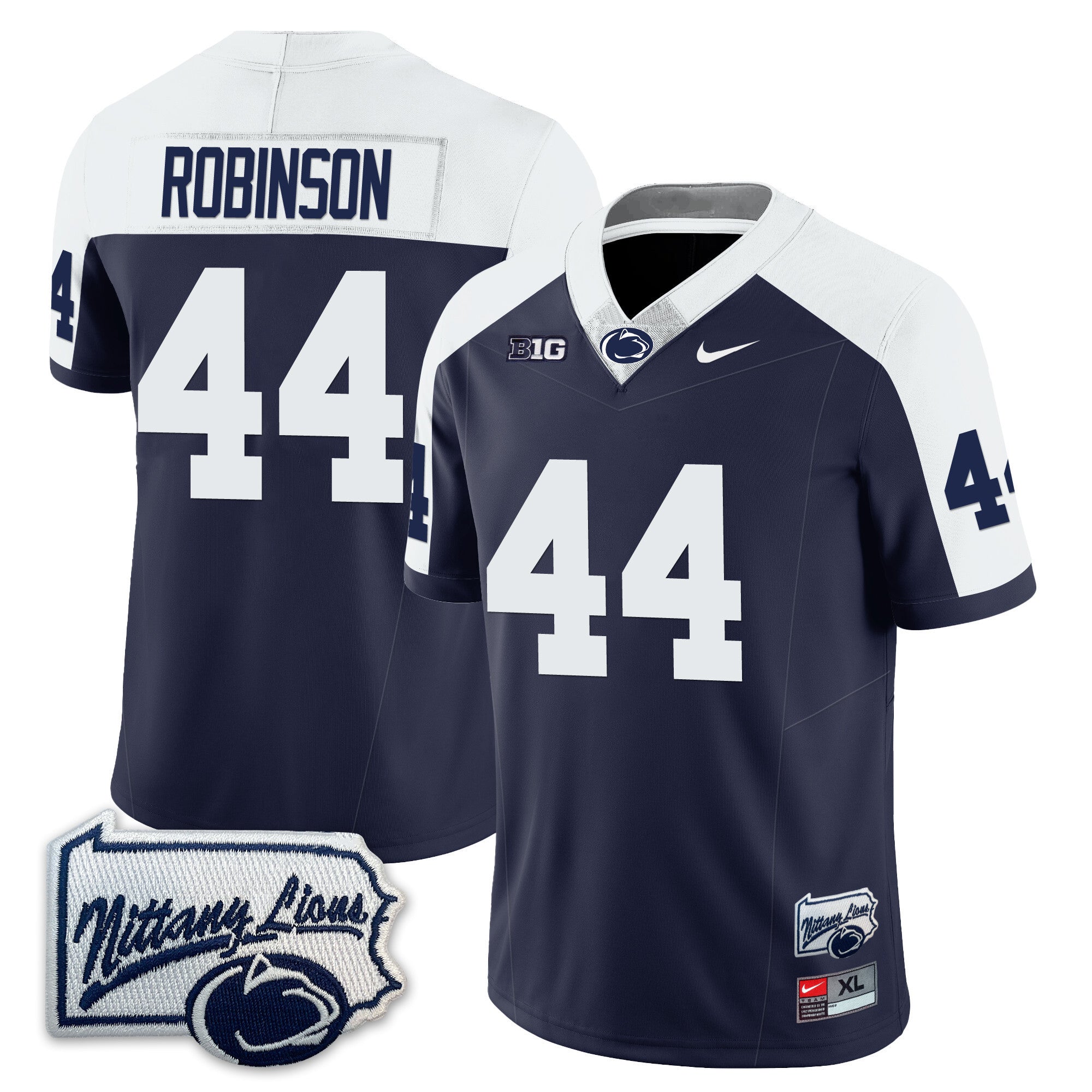 Men’s Penn State Nittany Lions Football Jersey - Pennsylvania Map