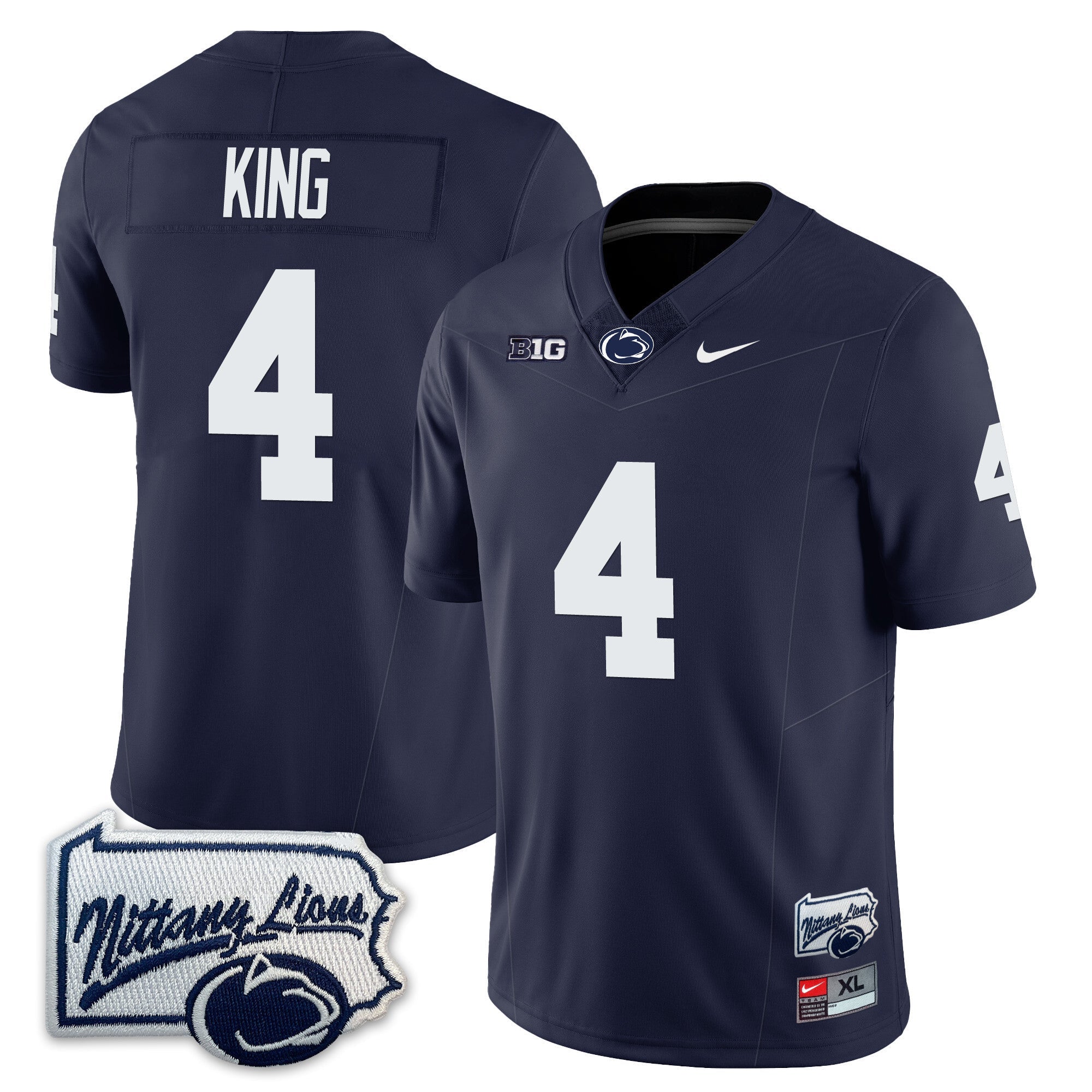Men’s Penn State Nittany Lions Football Jersey - Pennsylvania Map