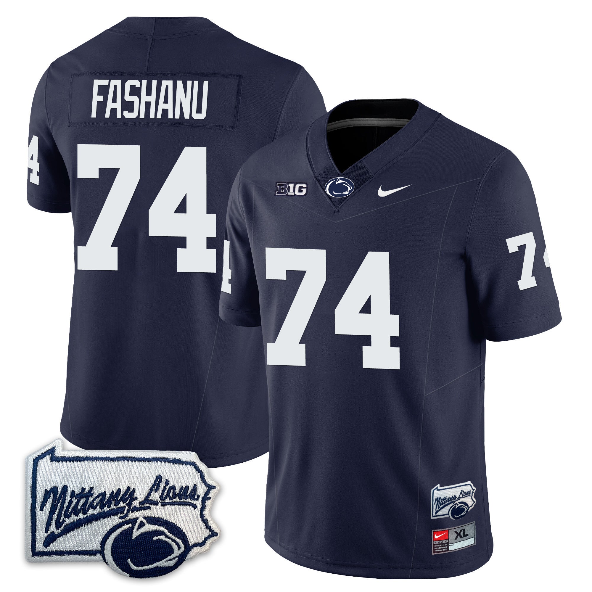 Men’s Penn State Nittany Lions Football Jersey - Pennsylvania Map