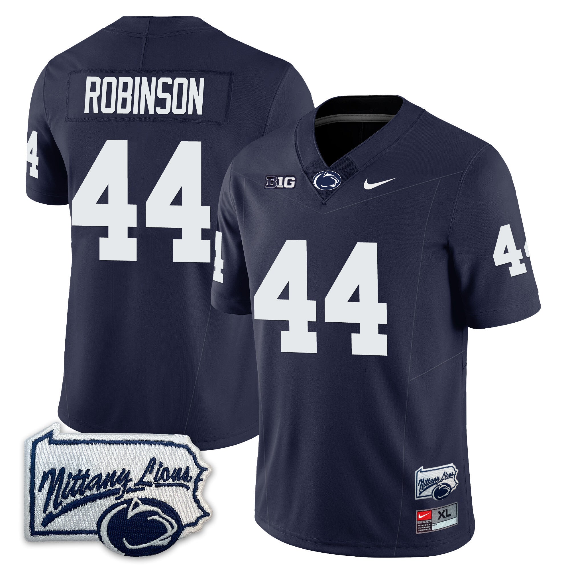 Men’s Penn State Nittany Lions Football Jersey - Pennsylvania Map