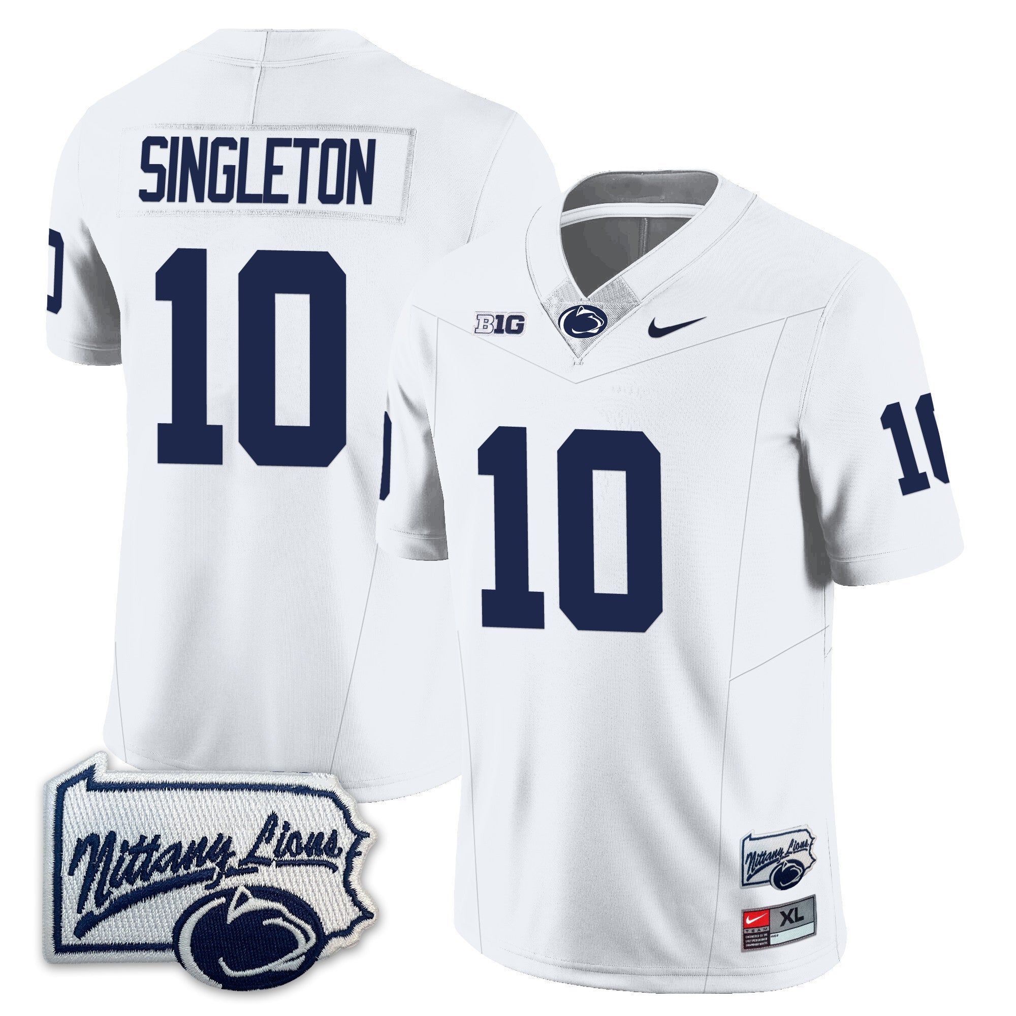 Men’s Penn State Nittany Lions Football Jersey - Pennsylvania Map