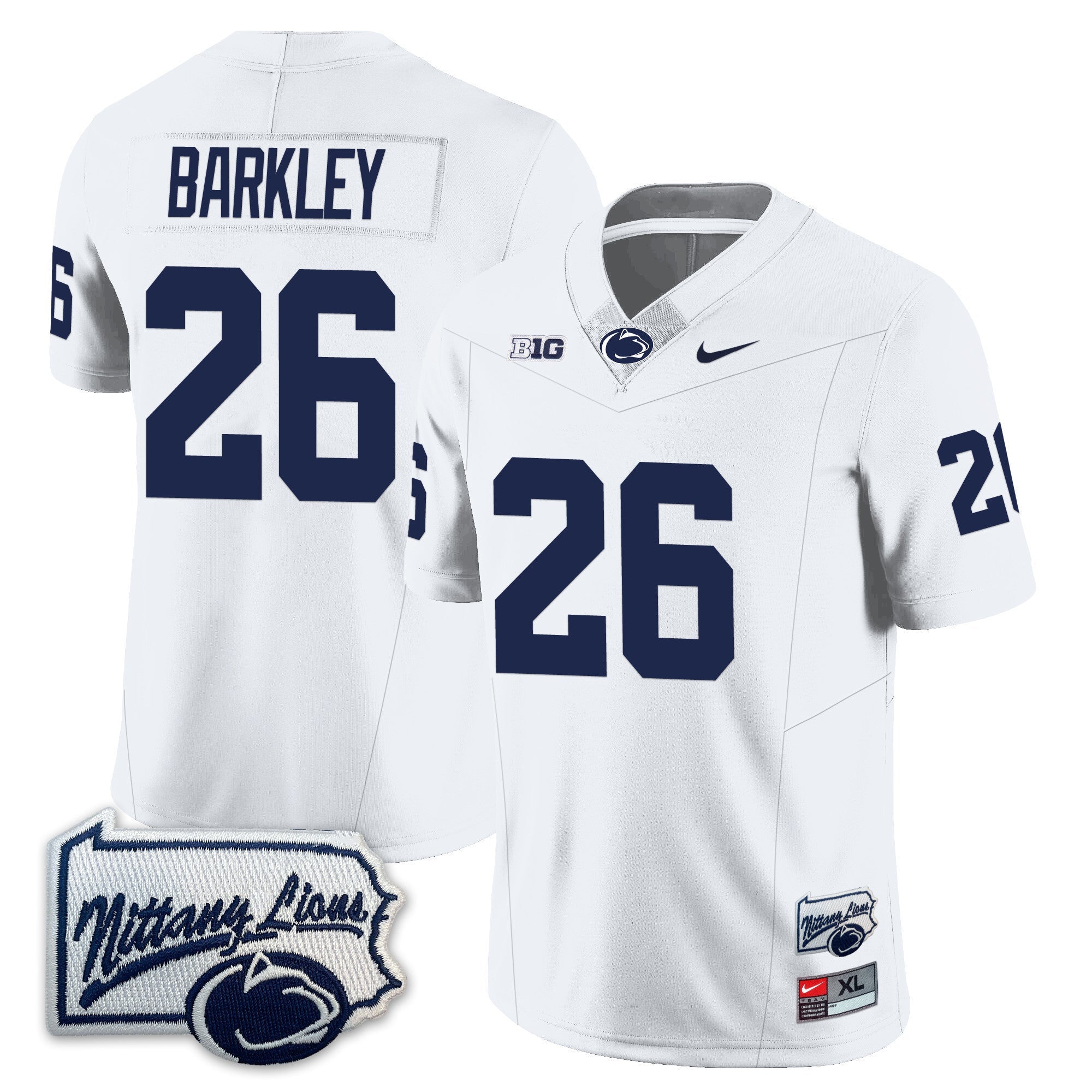 Men’s Penn State Nittany Lions Football Jersey - Pennsylvania Map