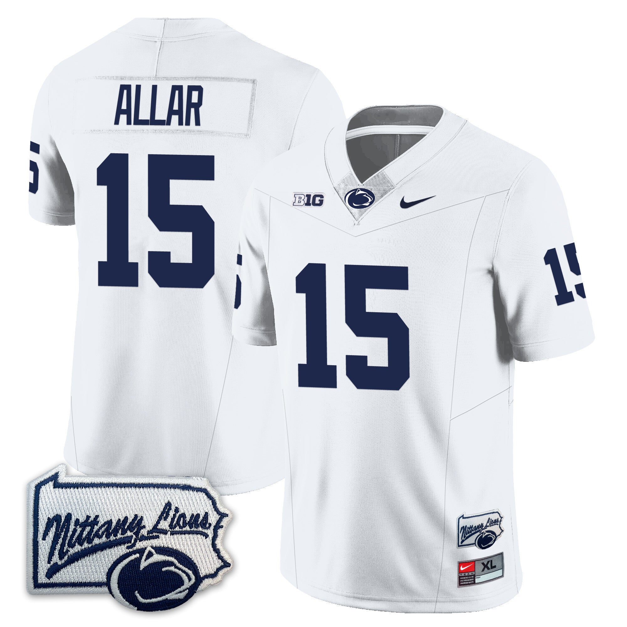 Men’s Penn State Nittany Lions Football Jersey - Pennsylvania Map