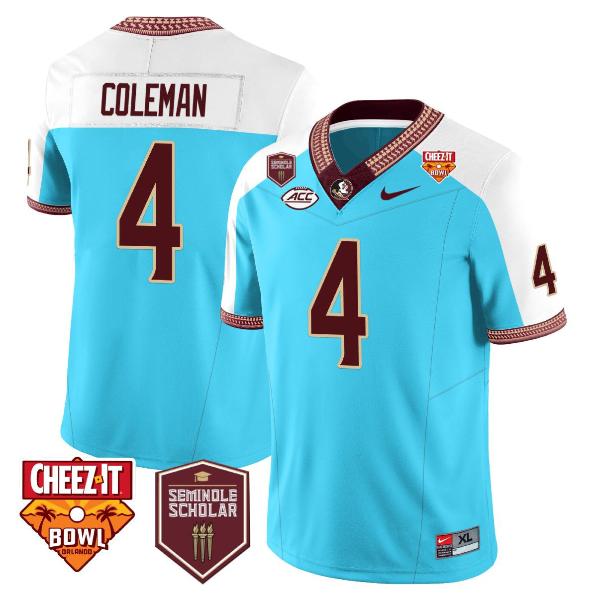 Women's Florida State Seminoles Seminole Heritage Football 2023 Jersey - All Stitched