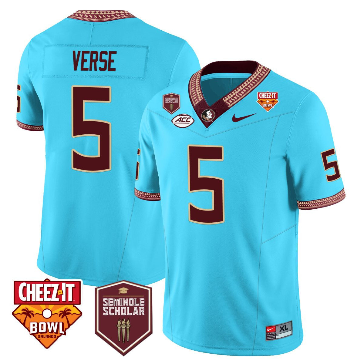 Women's Florida State Seminoles Seminole Heritage Football 2023 Jersey - All Stitched