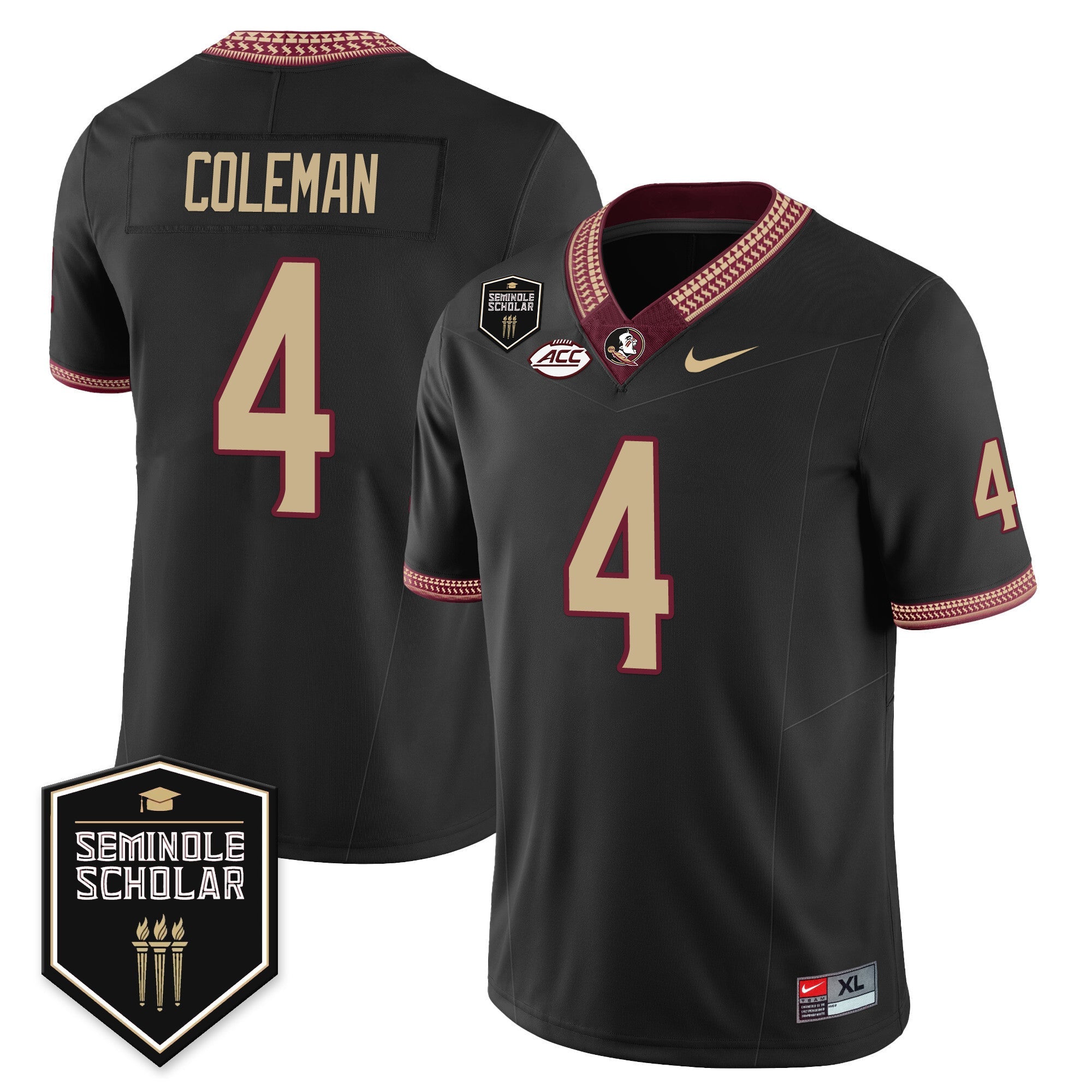 Youth’s Florida State Seminoles Football Vapor Jersey – All Stitched