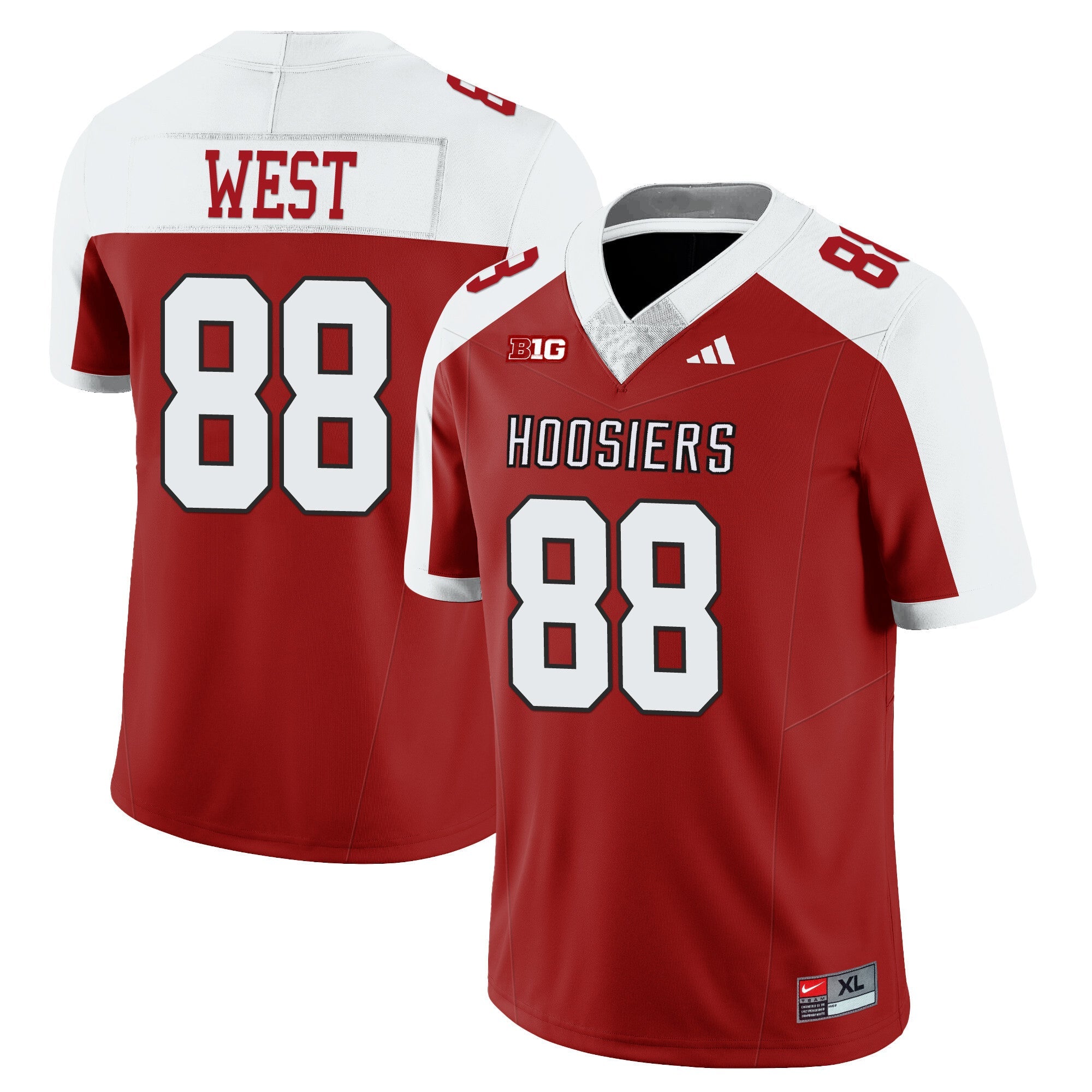 Men's Indiana Hoosiers Football Jersey - All Stitched