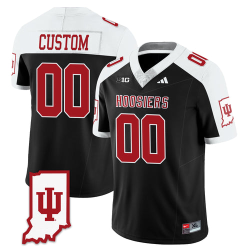 Custom Indiana Hoosiers Football Limited Vapor Jersey - All Stitched