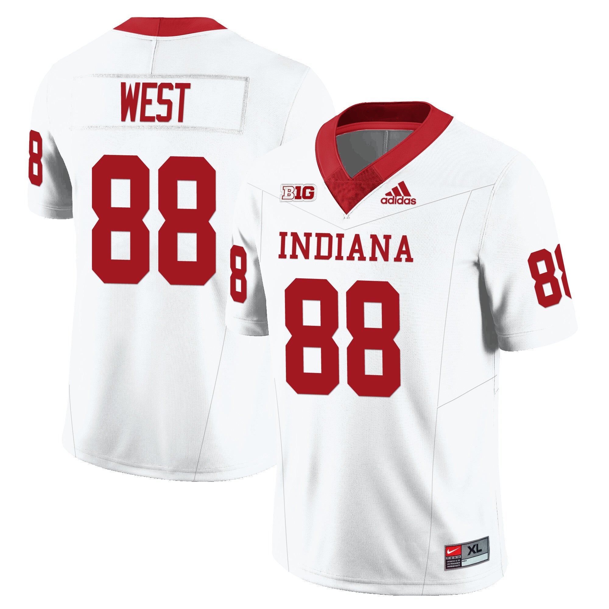 Men's Indiana Hoosiers Football Jersey - All Stitched