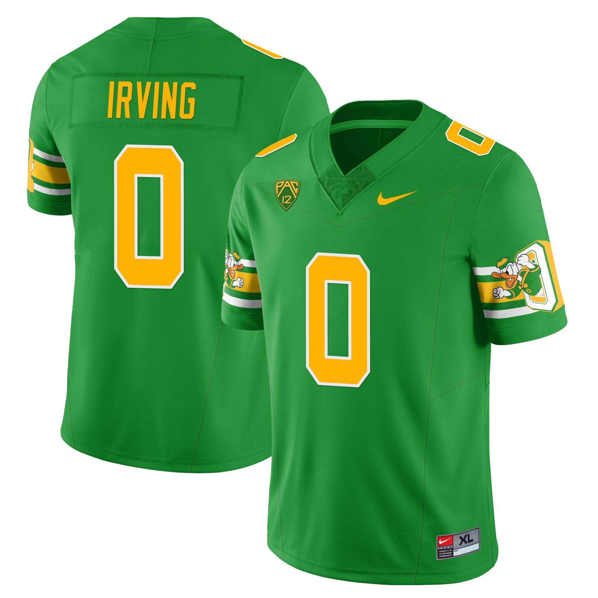 Men’s Oregon Ducks ‘Mighty Oregon’ Throwback Football Uniforms – All Stitched