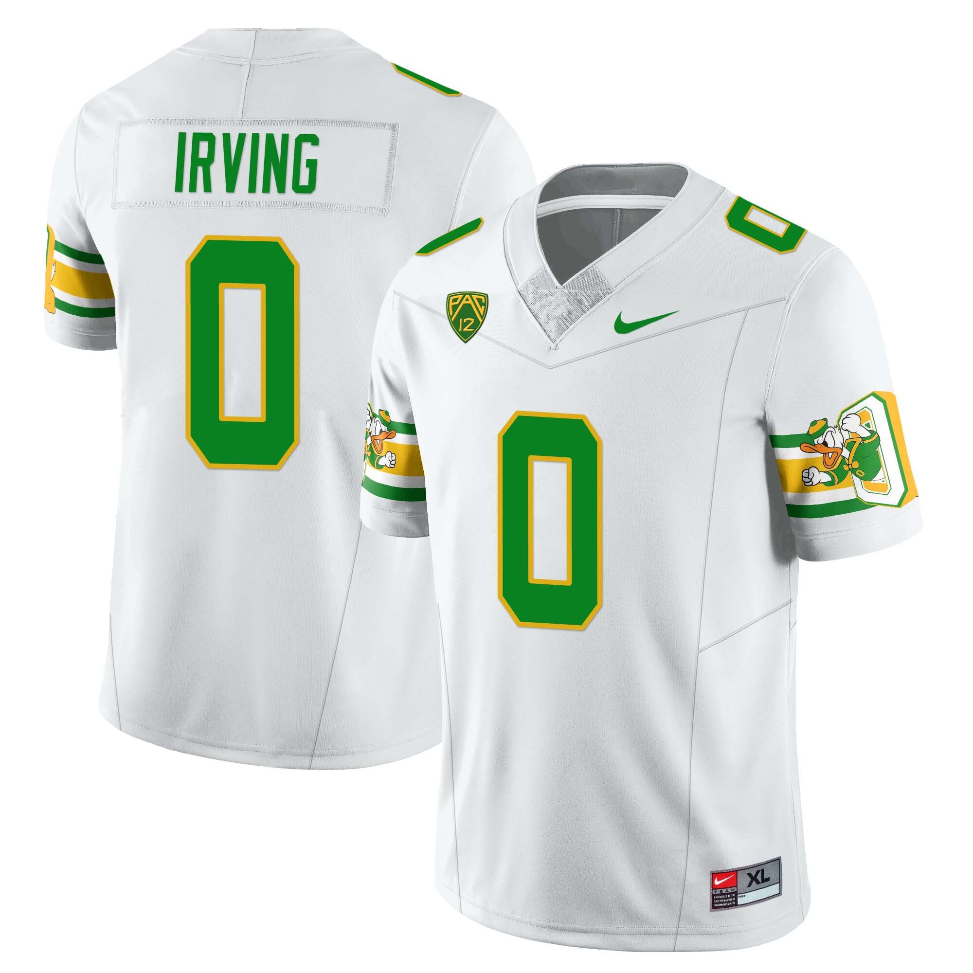 Men’s Oregon Ducks ‘Mighty Oregon’ Throwback Football Uniforms – All Stitched