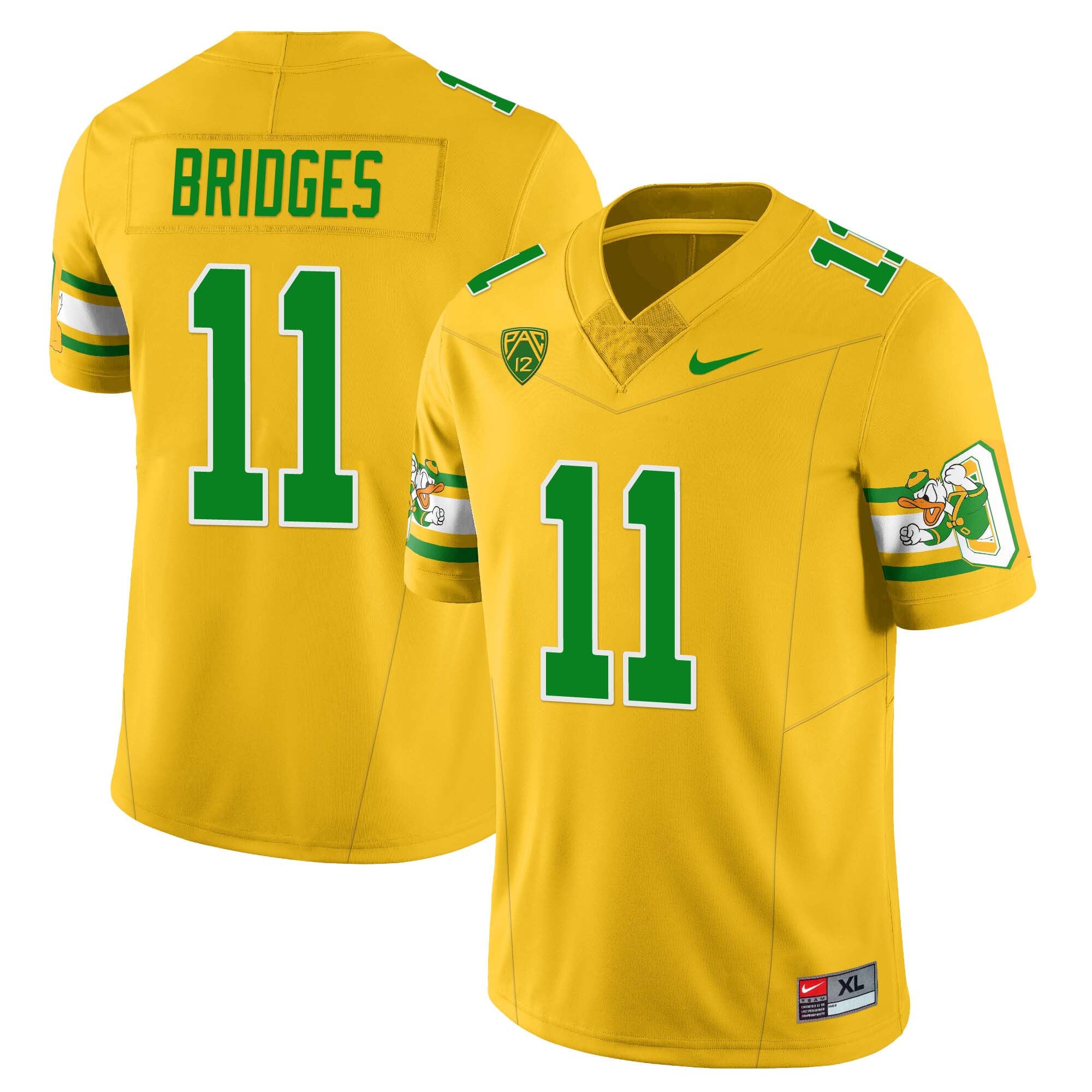 Men’s Oregon Ducks ‘Mighty Oregon’ Throwback Football Uniforms – All Stitched