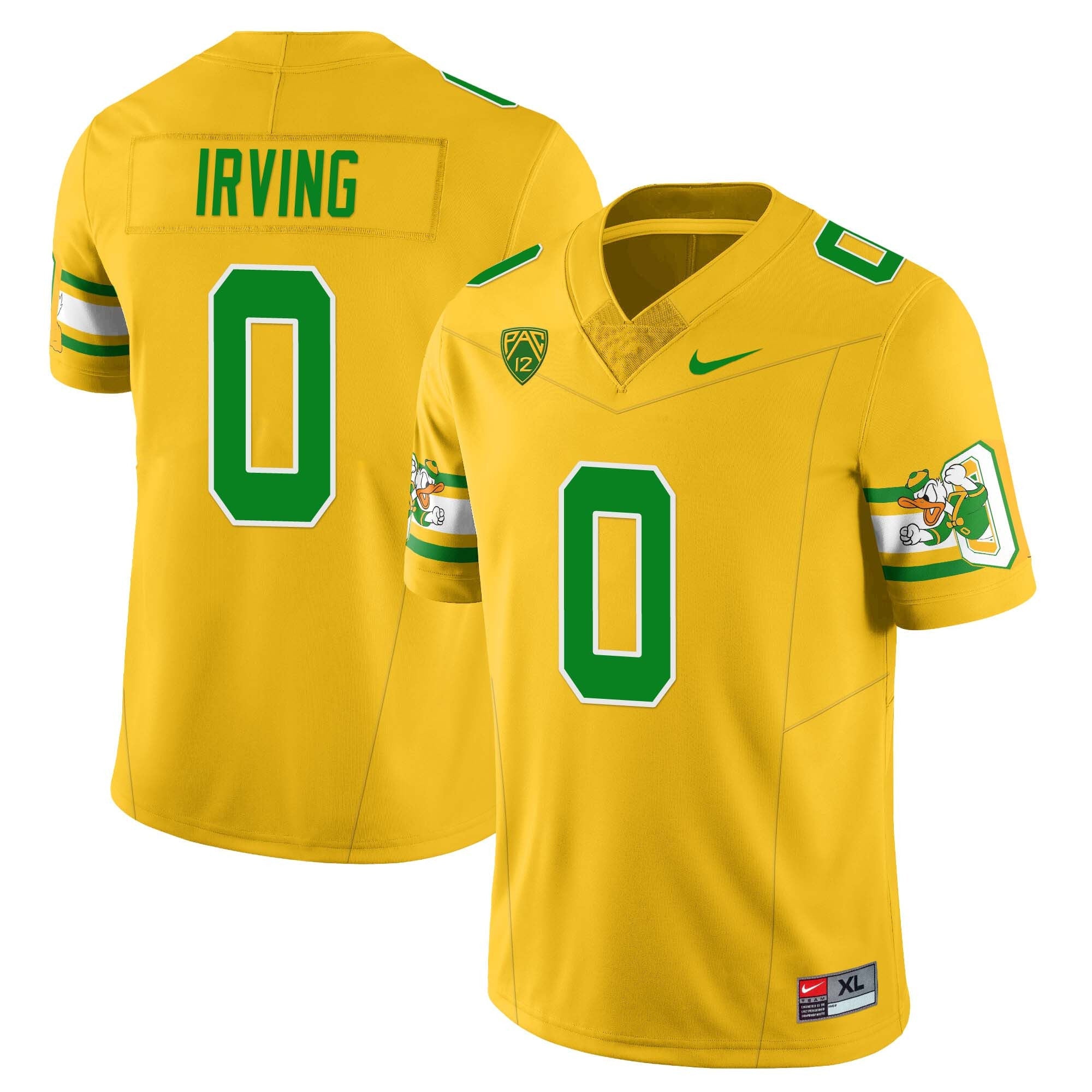 Men’s Oregon Ducks ‘Mighty Oregon’ Throwback Football Uniforms – All Stitched