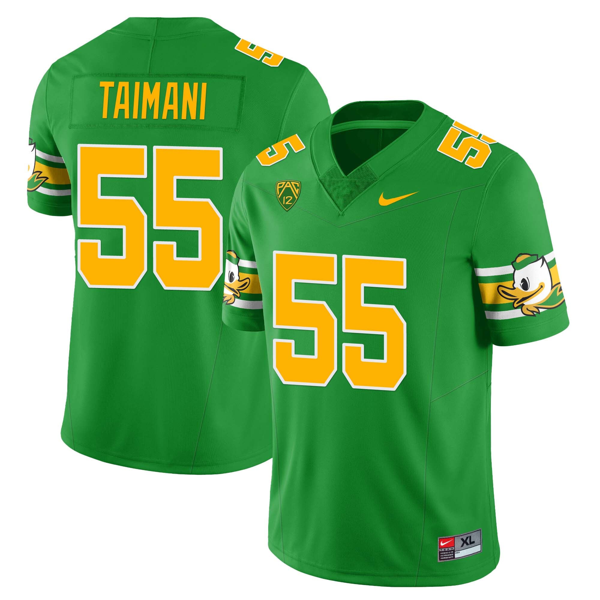 Men’s Oregon Ducks ‘Mighty Oregon’ Throwback Football Jersey – All Stitched