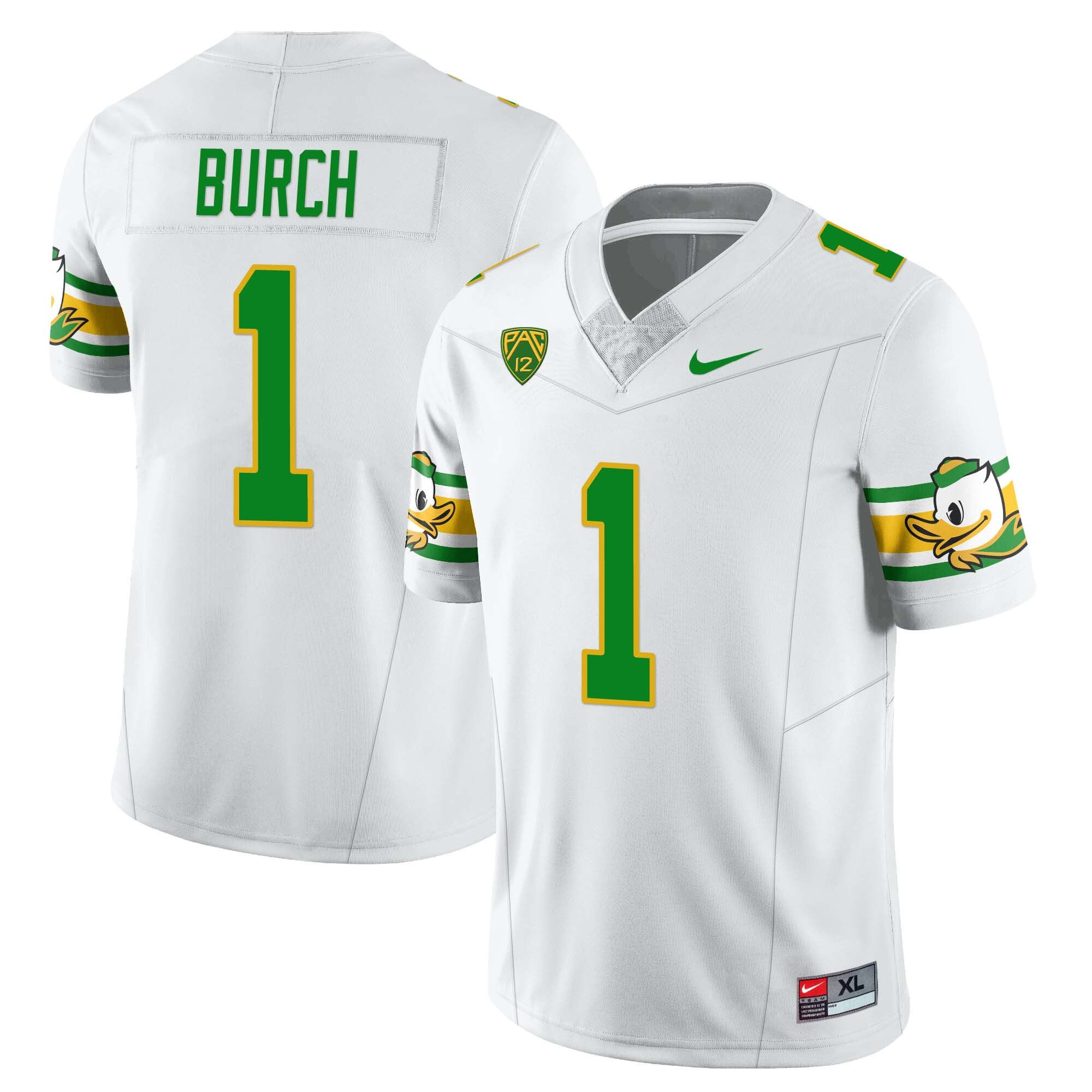 Men’s Oregon Ducks ‘Mighty Oregon’ Throwback Football Jersey – All Stitched