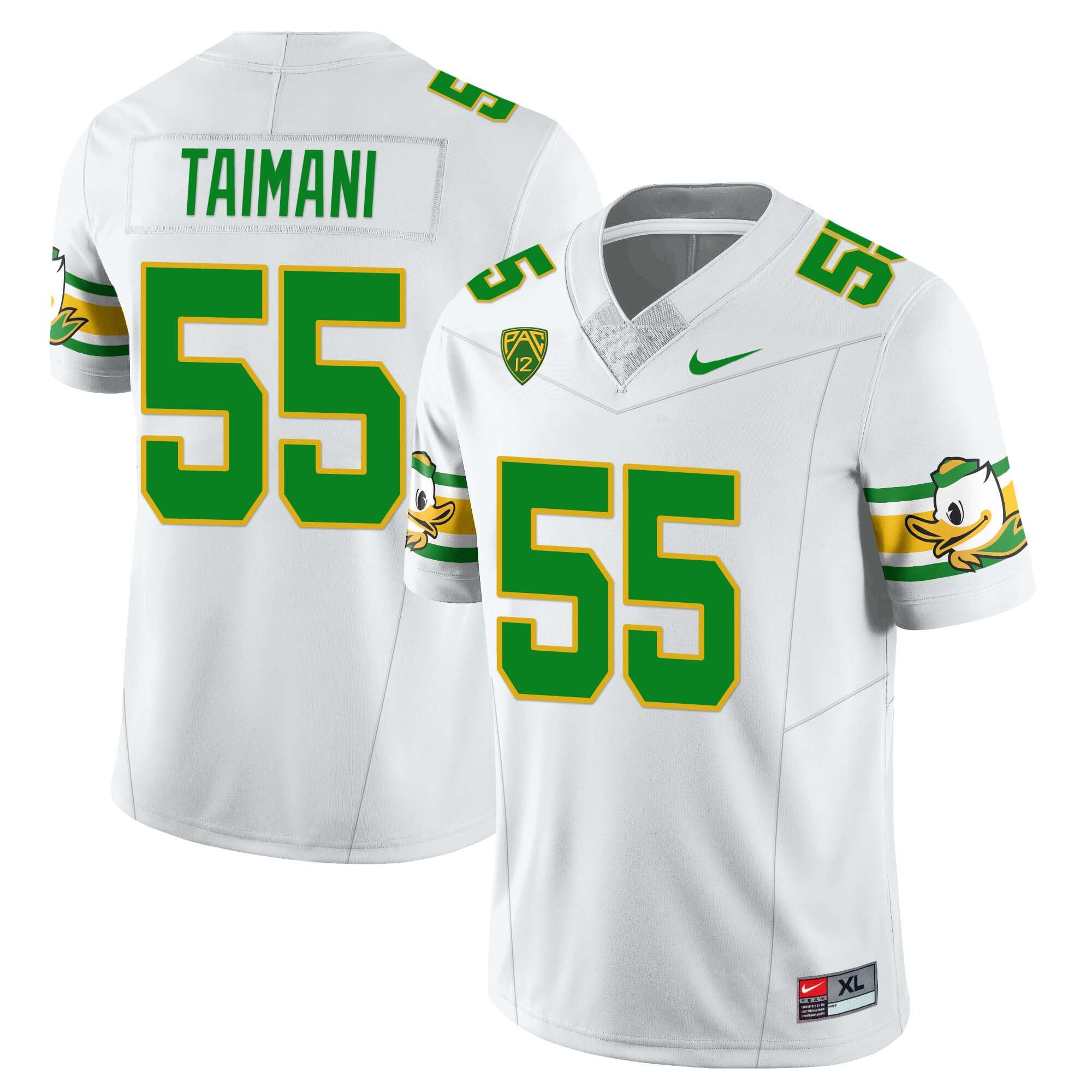 Men’s Oregon Ducks ‘Mighty Oregon’ Throwback Football Jersey – All Stitched