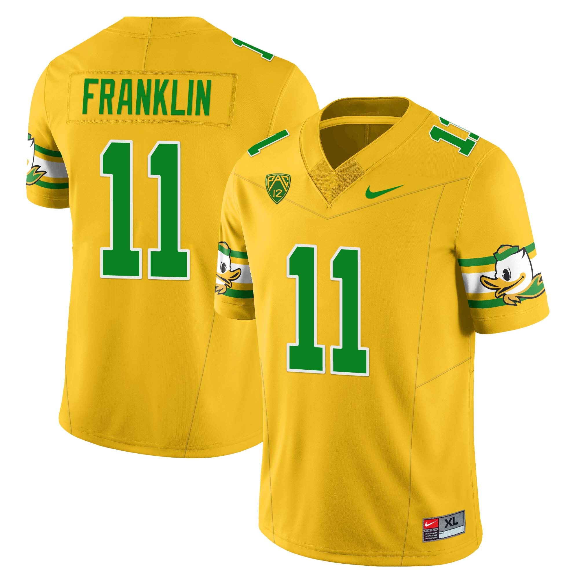 Youth’s Oregon Ducks ‘Mighty Oregon’ Throwback Football Jersey – All Stitched