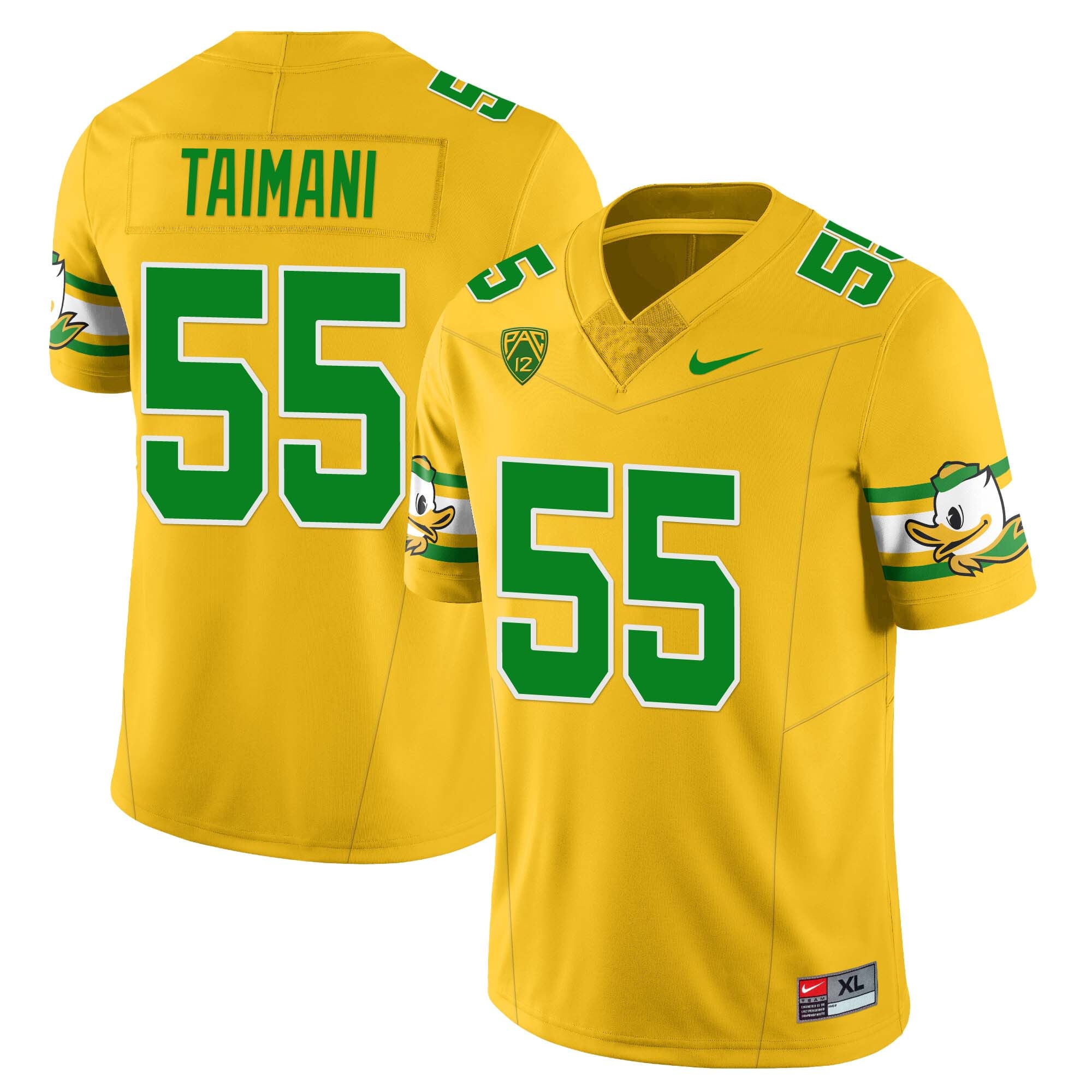 Men’s Oregon Ducks ‘Mighty Oregon’ Throwback Football Jersey – All Stitched
