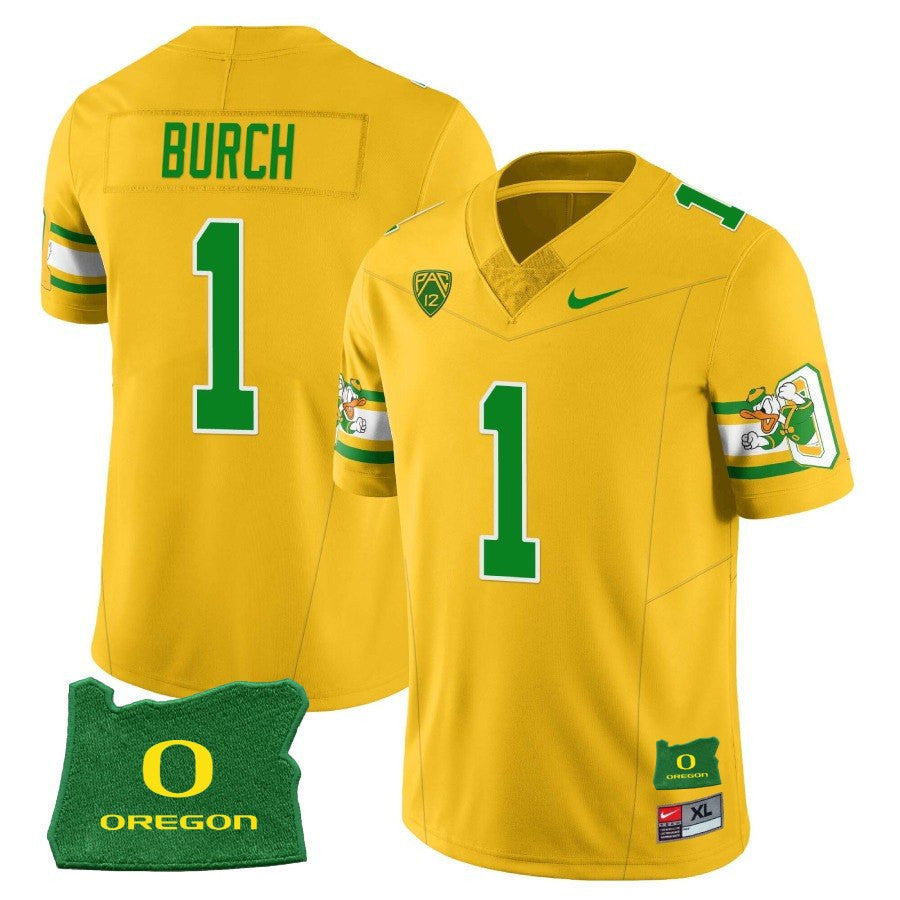 Women’s Oregon Ducks ‘Mighty Oregon’ Throwback Football Stitched Uniform – Oregon State