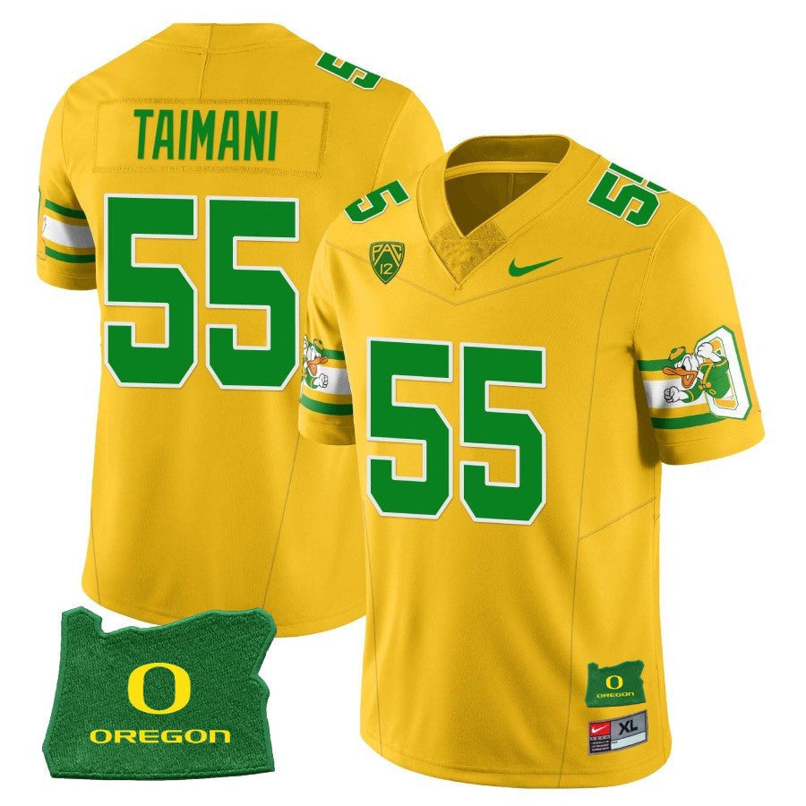 Women’s Oregon Ducks ‘Mighty Oregon’ Throwback Football Stitched Uniform – Oregon State
