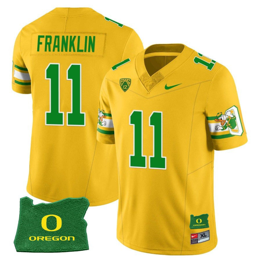 Women’s Oregon Ducks ‘Mighty Oregon’ Throwback Football Stitched Uniform – Oregon State