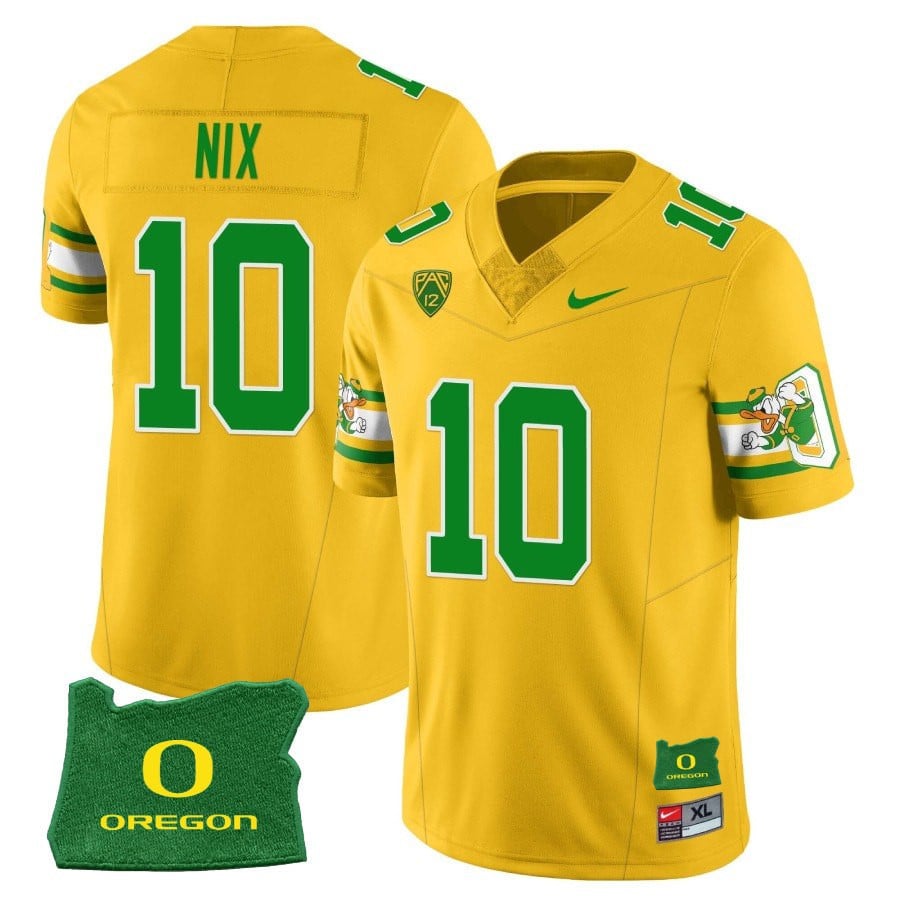 Youth’s Oregon Ducks ‘Mighty Oregon’ Throwback Football Stitched Uniform – Oregon State