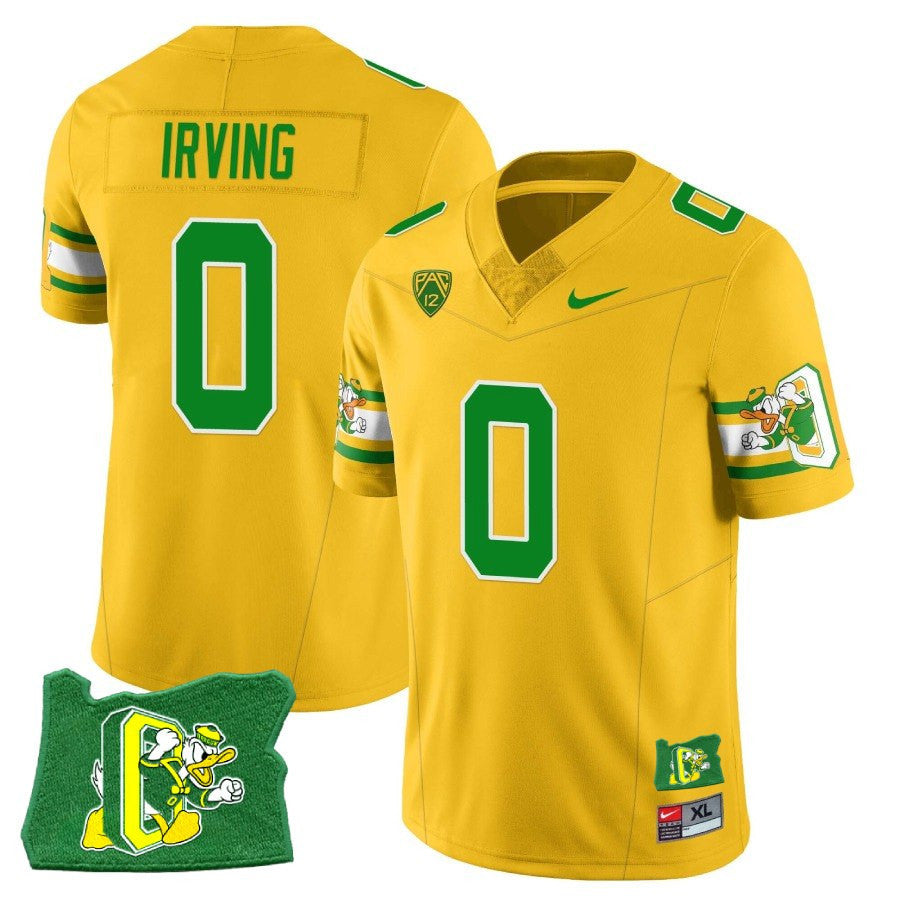 Men’s Oregon Ducks ‘Mighty Oregon’ Throwback Football Stitched Jersey – Oregon State