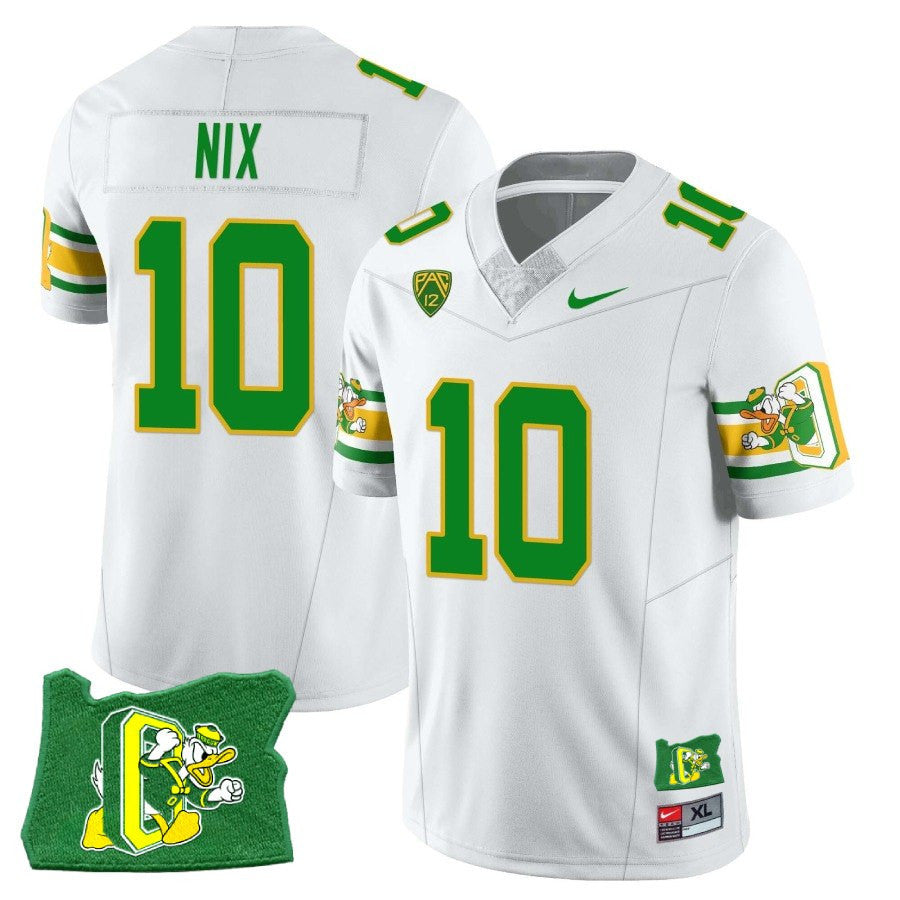 Men’s Oregon Ducks ‘Mighty Oregon’ Throwback Football Stitched Jersey – Oregon State