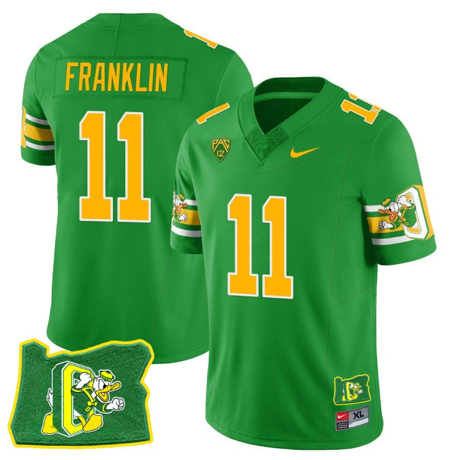 Men’s Oregon Ducks ‘Mighty Oregon’ Throwback Football Stitched Jersey – Oregon State