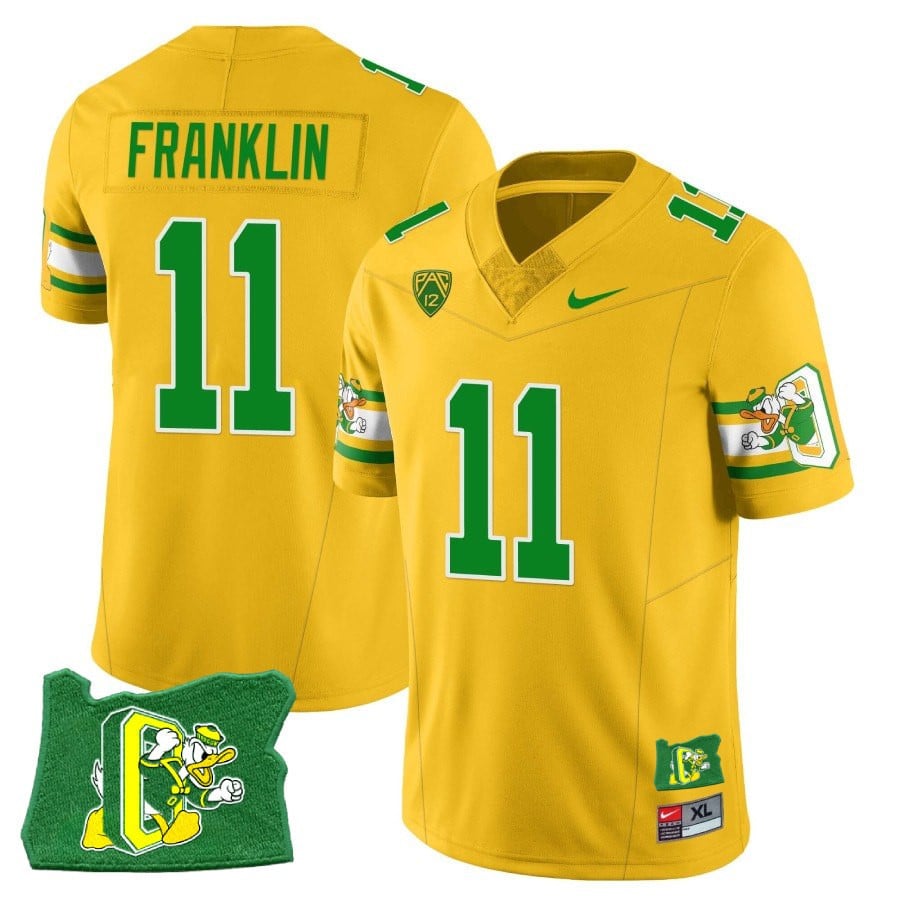 Men’s Oregon Ducks ‘Mighty Oregon’ Throwback Football Stitched Jersey – Oregon State