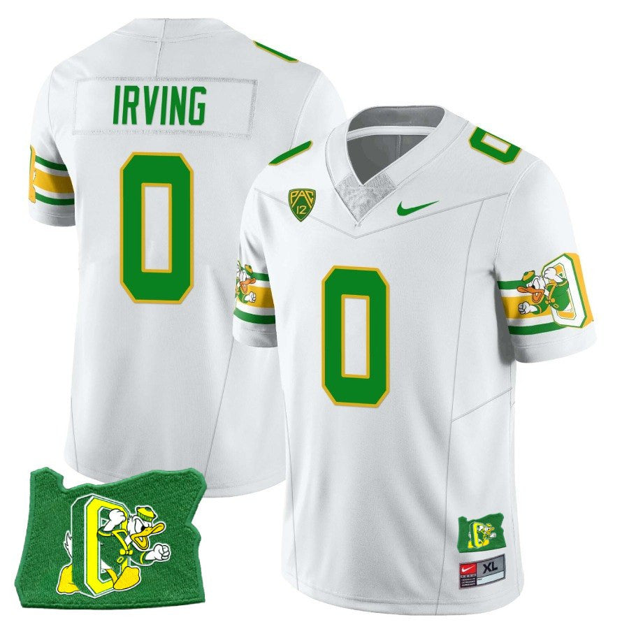 Men’s Oregon Ducks ‘Mighty Oregon’ Throwback Football Stitched Jersey – Oregon State
