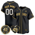 Custom Red Sox Tim Wakefield Memorial Jersey ? All Stitched