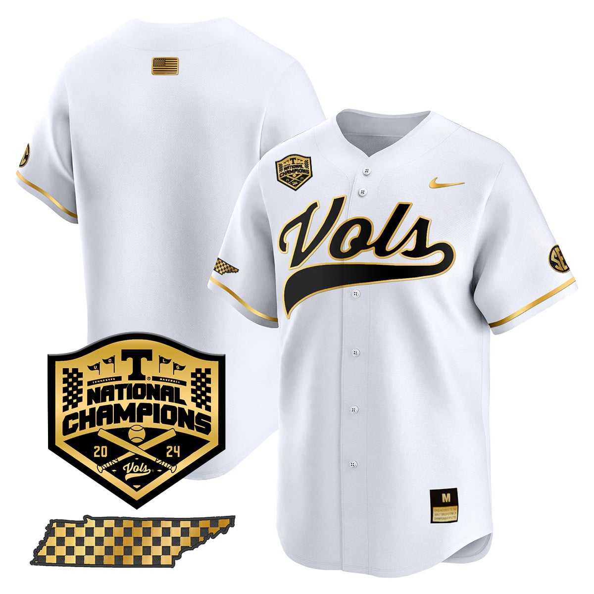 Women's Tennessee Volunteers 2024 National Champions Vapor Premier Limited Jersey - All Stitched