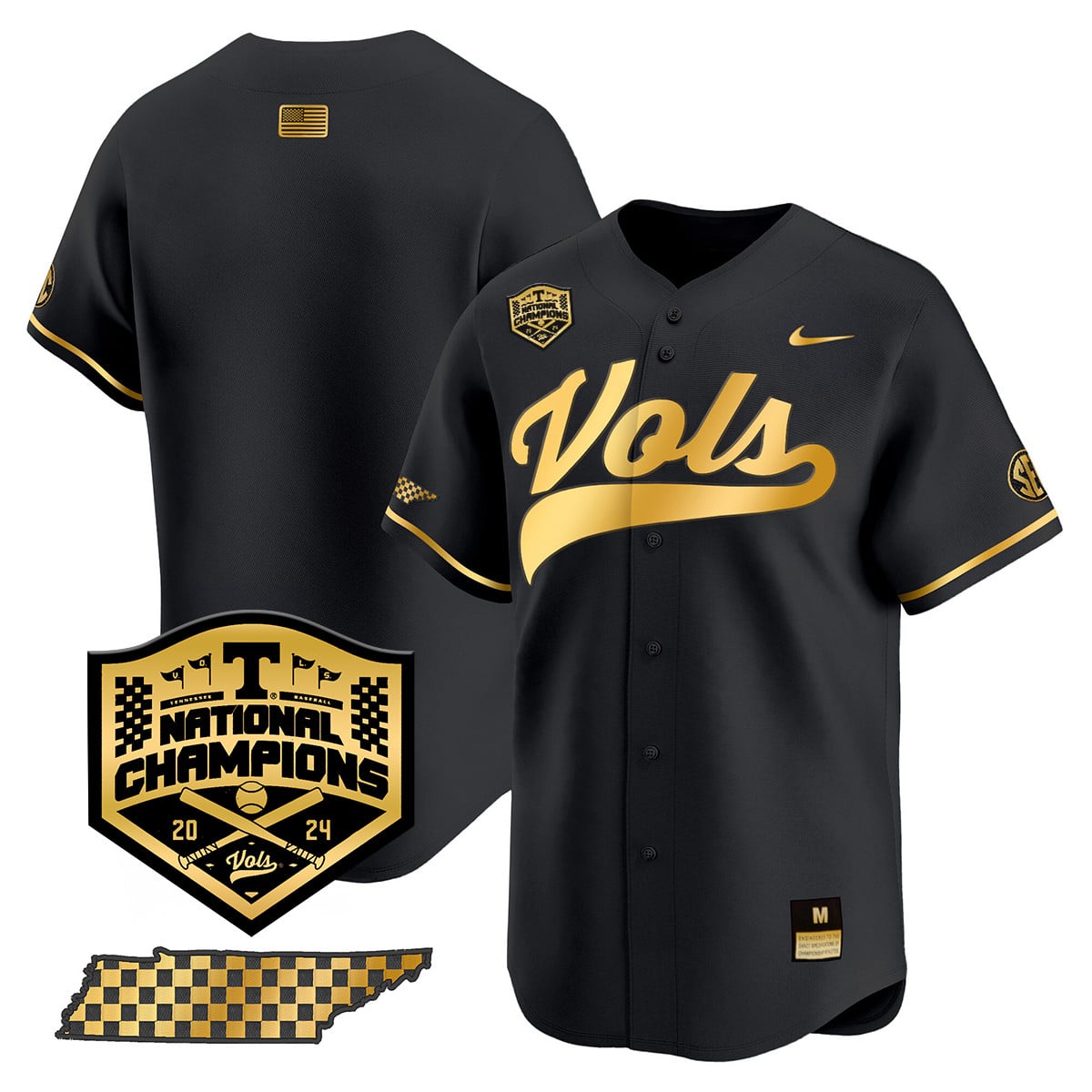 Women's Tennessee Volunteers 2024 National Champions Vapor Premier Limited Jersey - All Stitched
