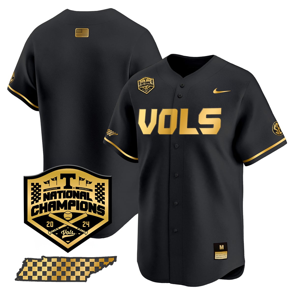 Women's Tennessee Volunteers 2024 National Champions Vapor Premier Limited Jersey V1 - All Stitched