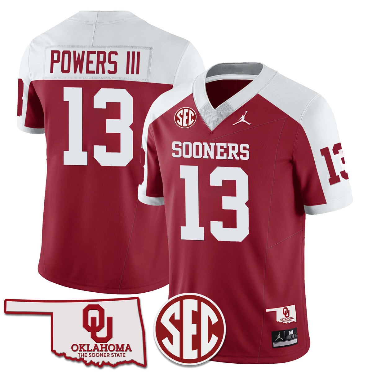 Women's Oklahoma Sooners 2024 Limited Jersey - SEC Patch - All Stitched