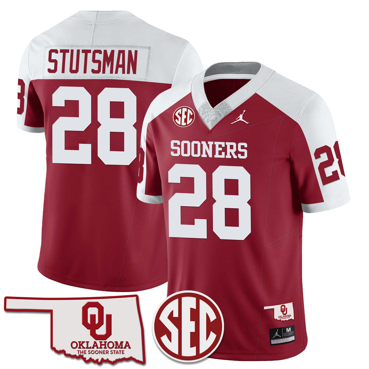 Women's Oklahoma Sooners 2024 Limited Jersey - SEC Patch - All Stitched
