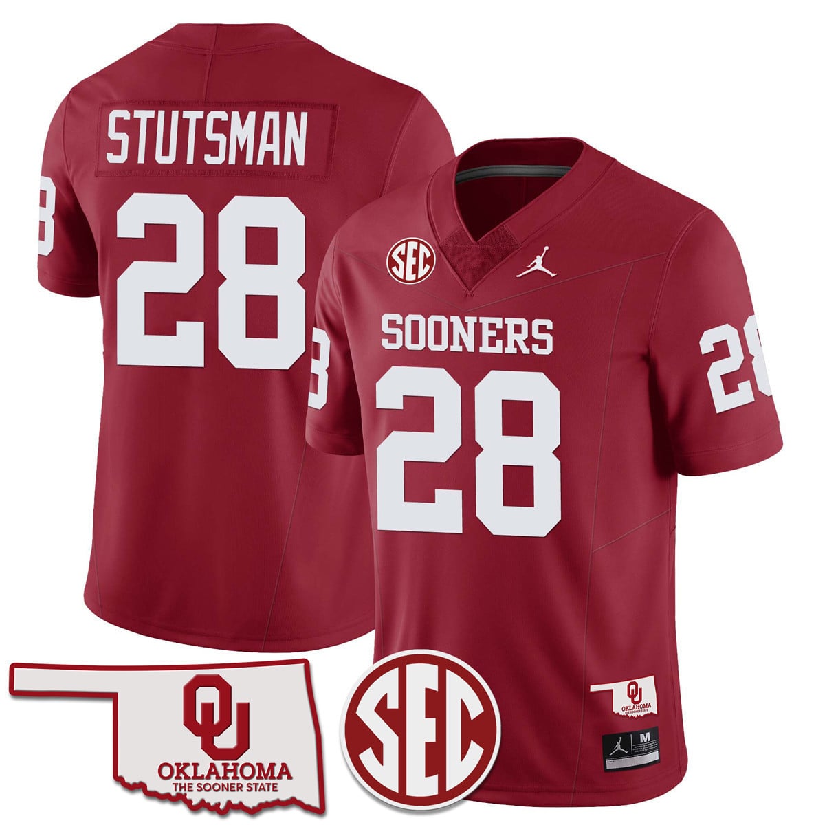 Women's Oklahoma Sooners 2024 Limited Jersey - SEC Patch - All Stitched