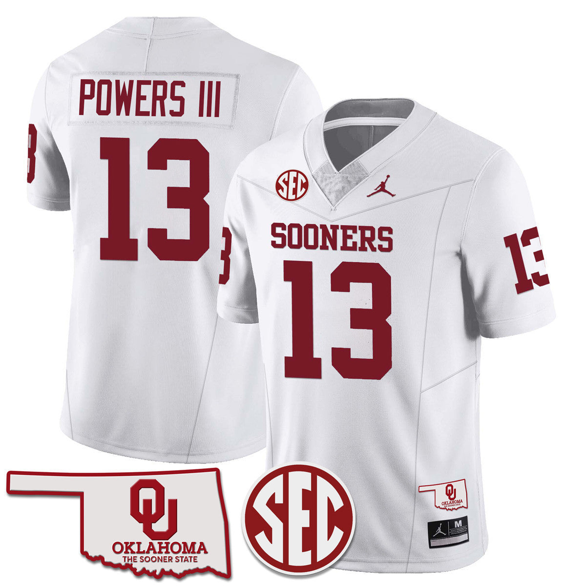 Women's Oklahoma Sooners 2024 Limited Jersey - SEC Patch - All Stitched