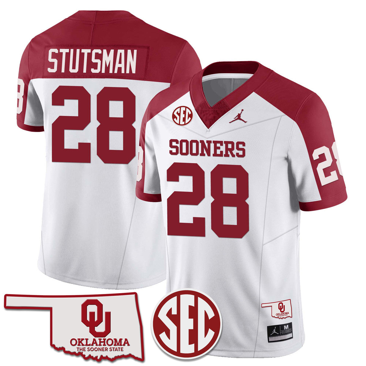 Women's Oklahoma Sooners 2024 Limited Jersey - SEC Patch - All Stitched