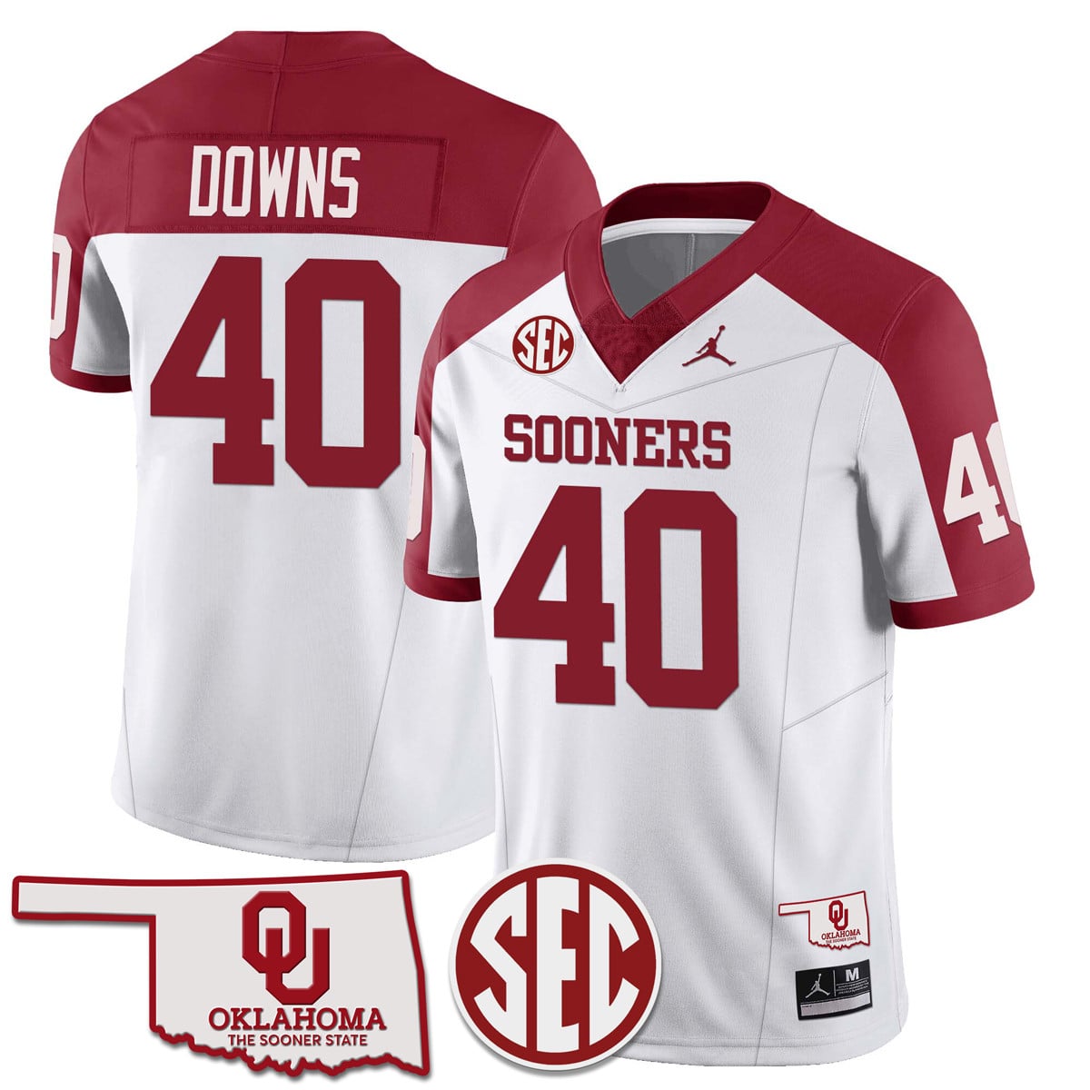 Women's Oklahoma Sooners 2024 Limited Jersey - SEC Patch - All Stitched