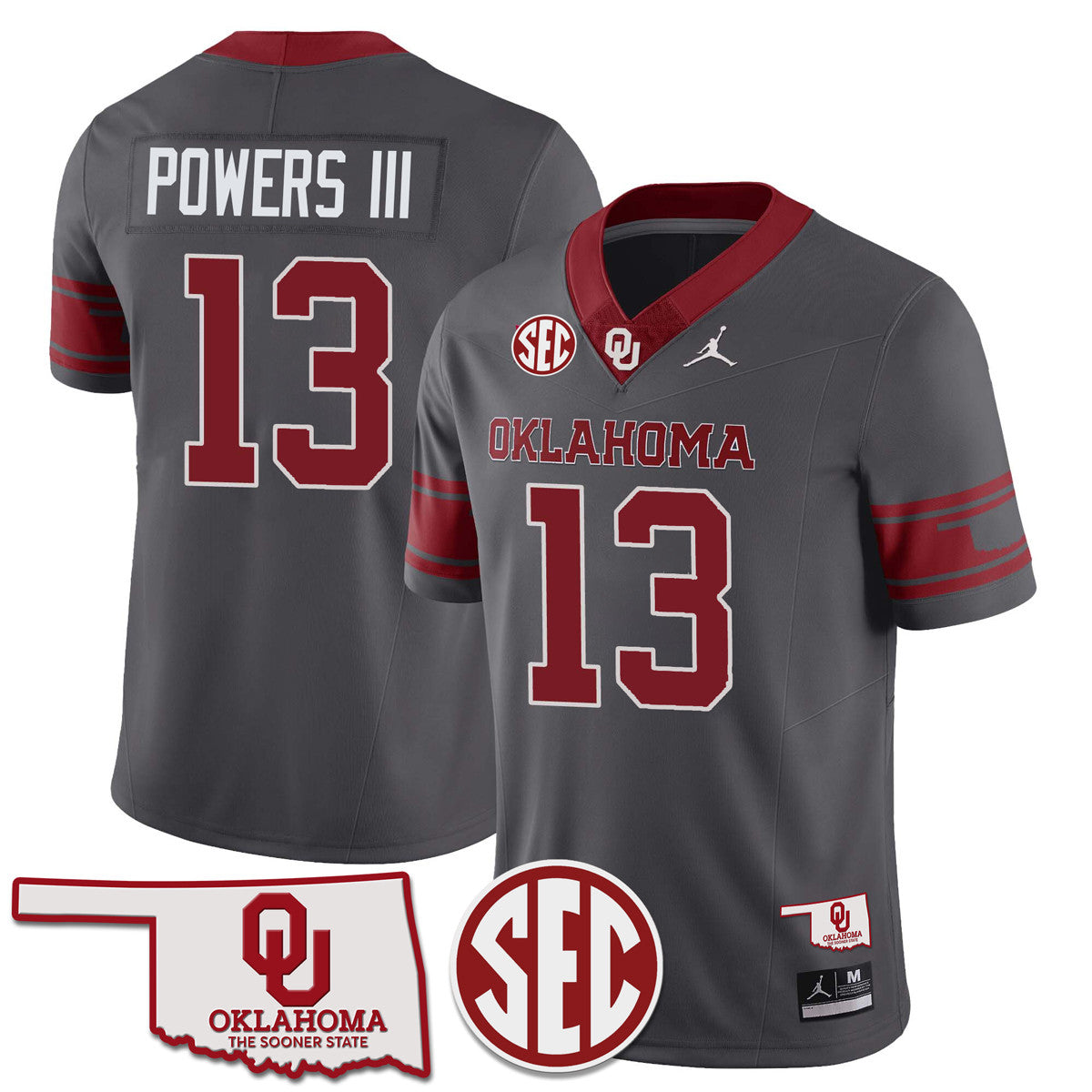 Women's Oklahoma Sooners 2024 Limited Jersey - SEC Patch - All Stitched
