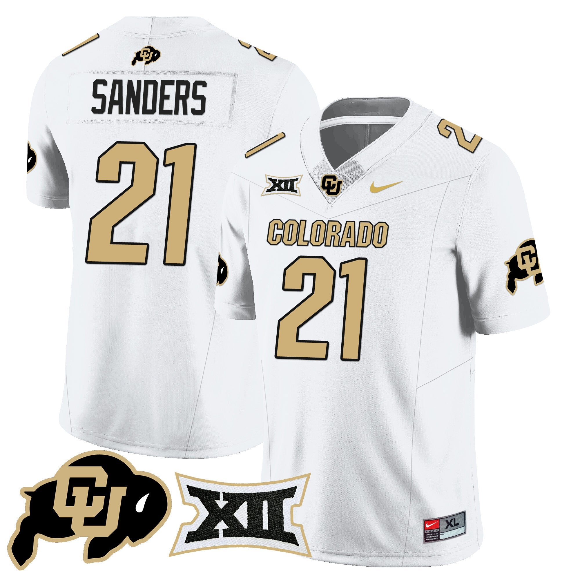Men's Colorado Buffaloes 2024 Vapor Limited Jersey N1 - All Stitched