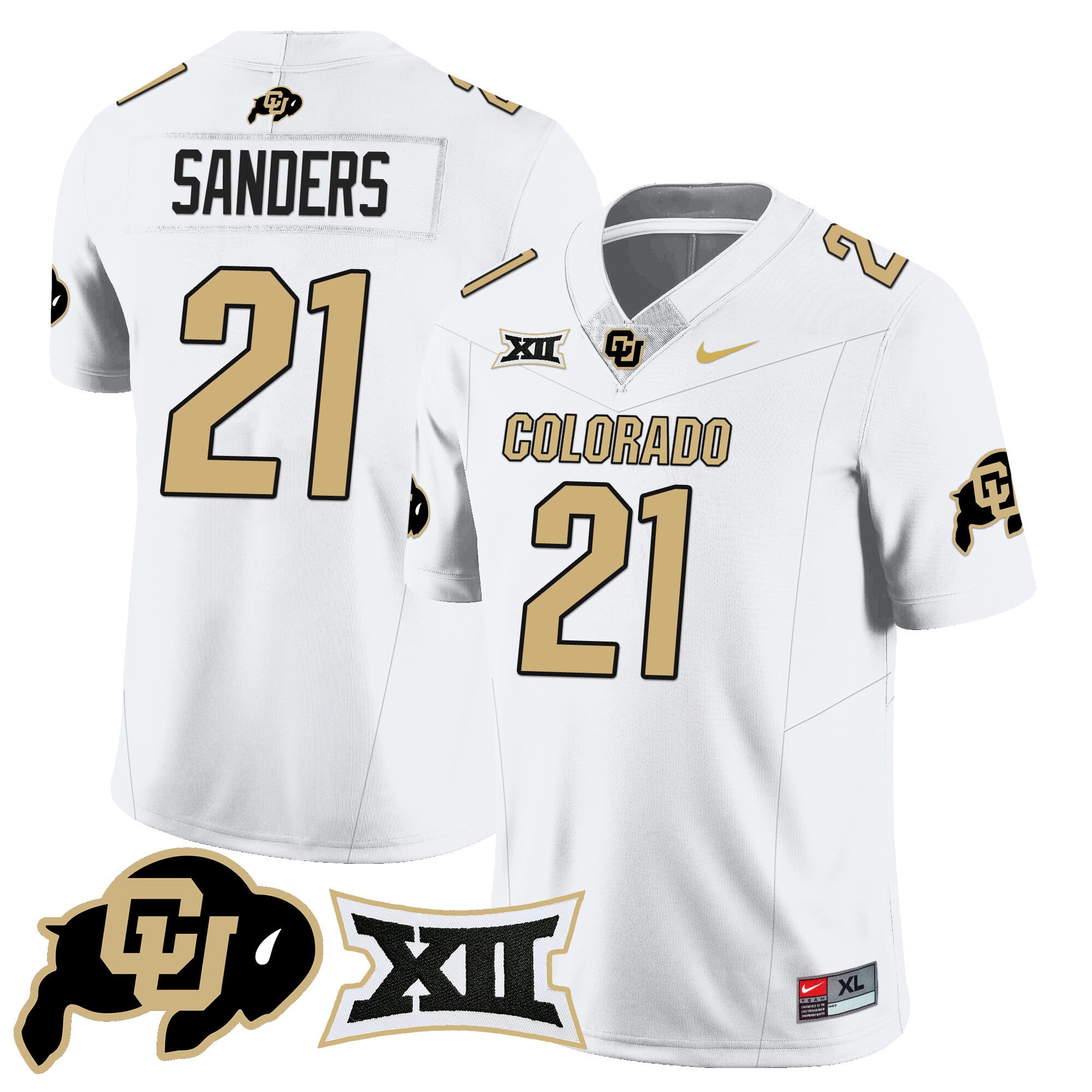 Men's Colorado Buffaloes 2024 Vapor Limited Jersey N1 - All Stitched