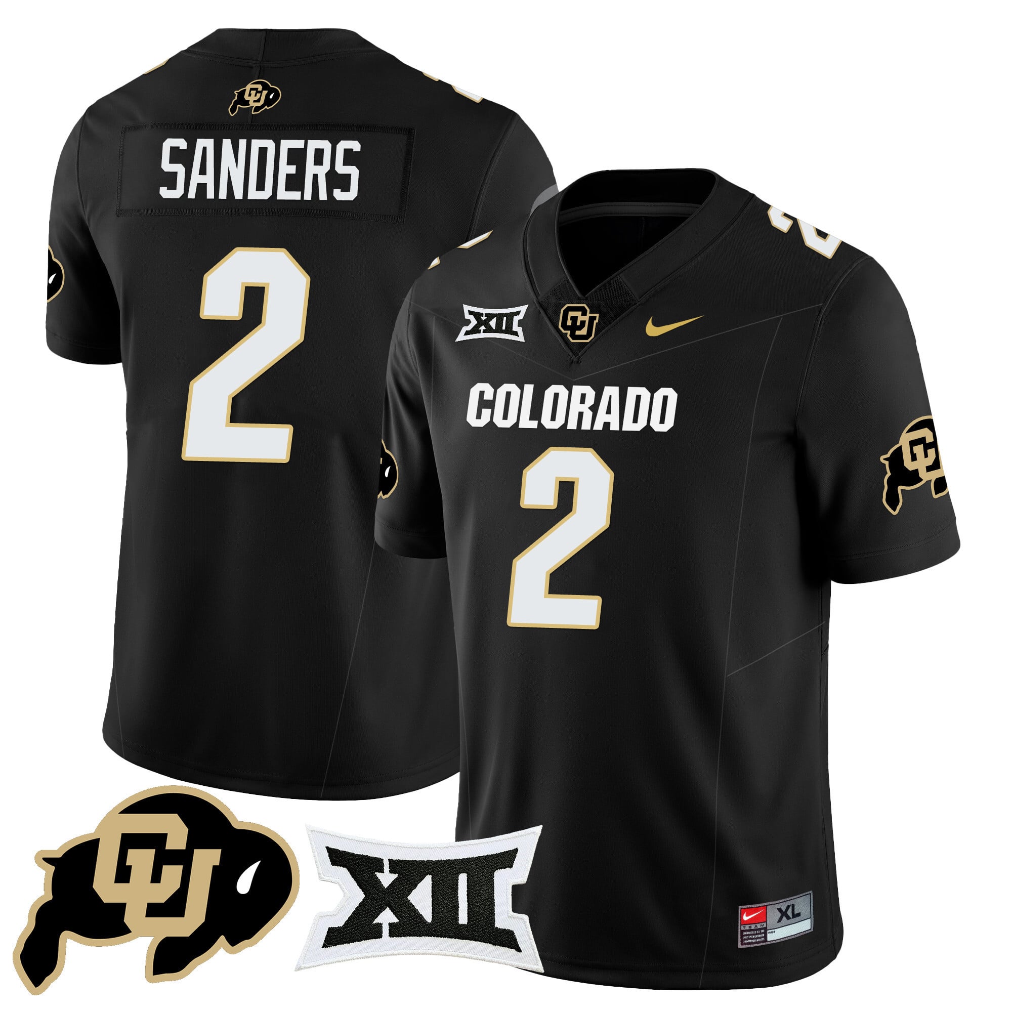 Men's Colorado Buffaloes 2024 Vapor Limited Jersey N1 - All Stitched